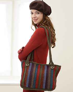 Striped Tote Bag