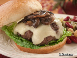Mushroom and Swiss Burgers 
