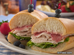  Smoked Turkey Baguette 