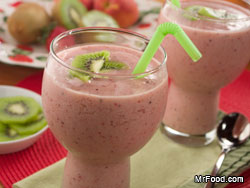 Strawberry Kiwi Smoothies 